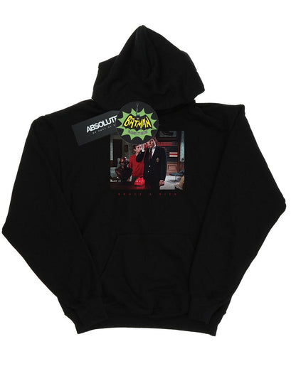 Black - Front - DC Comics Boys Batman TV Series Bruce & Dick Photo Hoodie