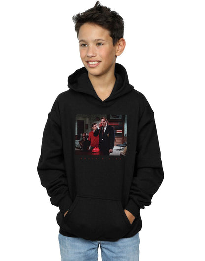 Black - Back - DC Comics Boys Batman TV Series Bruce & Dick Photo Hoodie