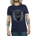 Navy Blue - Side - Black Panther Mens Made in Wakanda Cotton T-Shirt
