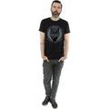 Black - Side - Black Panther Mens Made in Wakanda Cotton T-Shirt