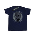 Navy Blue - Front - Black Panther Mens Made in Wakanda Cotton T-Shirt
