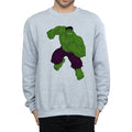 Sports Grey - Back - Hulk Mens Simple Sweatshirt