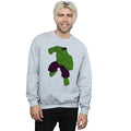 Sports Grey - Side - Hulk Mens Simple Sweatshirt