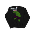Black - Front - Hulk Mens Simple Sweatshirt