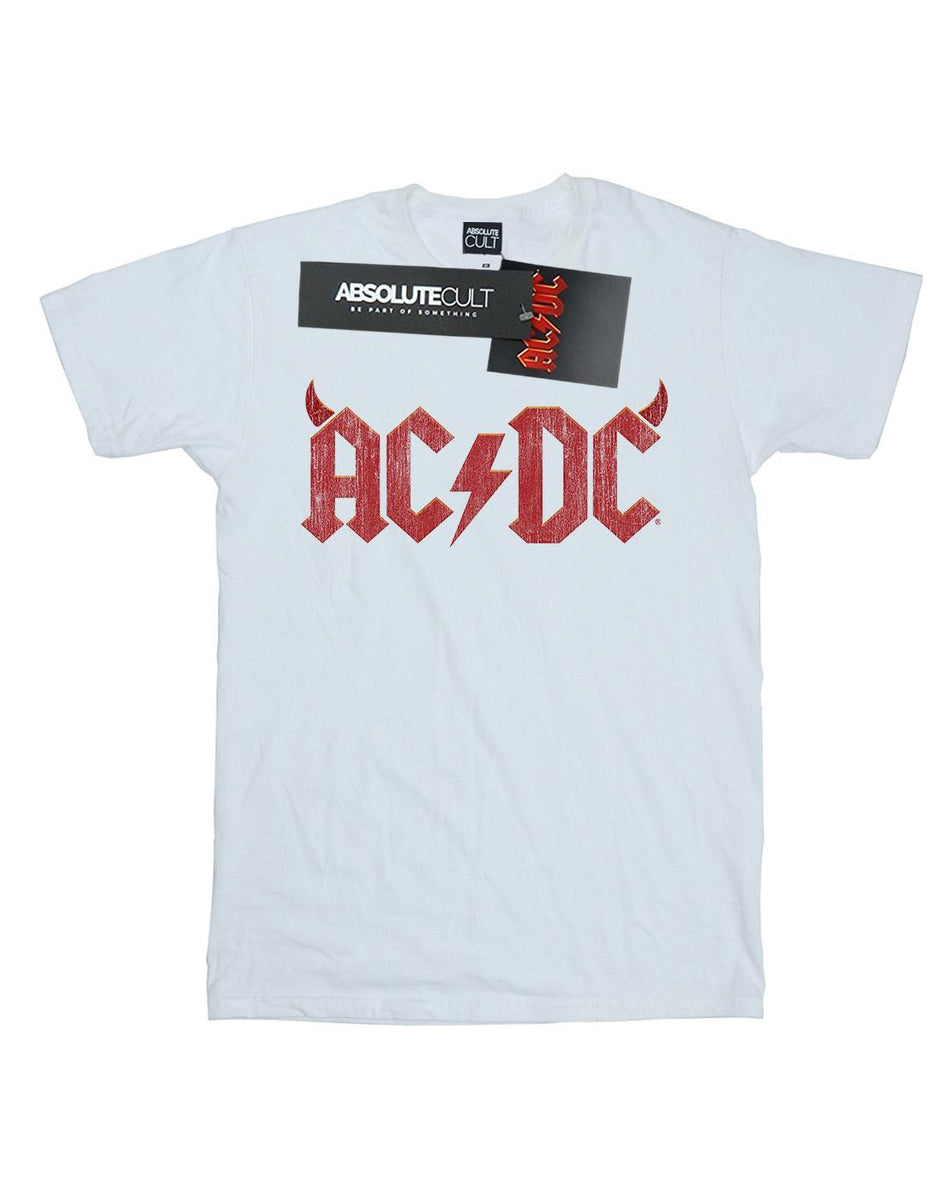 AC/DC Girls Horns Logo Cotton T-Shirt | Discounts on great Brands