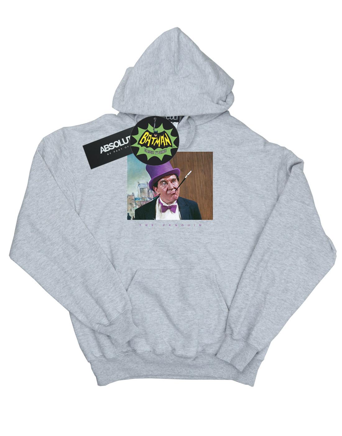 Sports Grey - Front - DC Comics Girls Batman TV Series The Penguin Photograph Hoodie