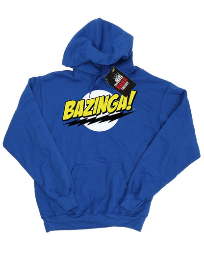 Royal Blue - Front - The Big Bang Theory Mens Sheldon Bazinga Hoodie