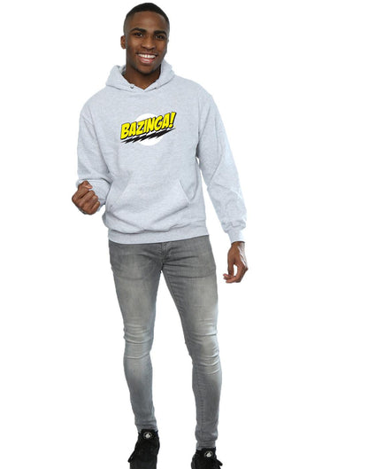 Sports Grey - Lifestyle - The Big Bang Theory Mens Sheldon Bazinga Hoodie