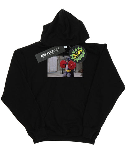 Black - Front - DC Comics Girls Batman TV Series Bat Gains Hoodie