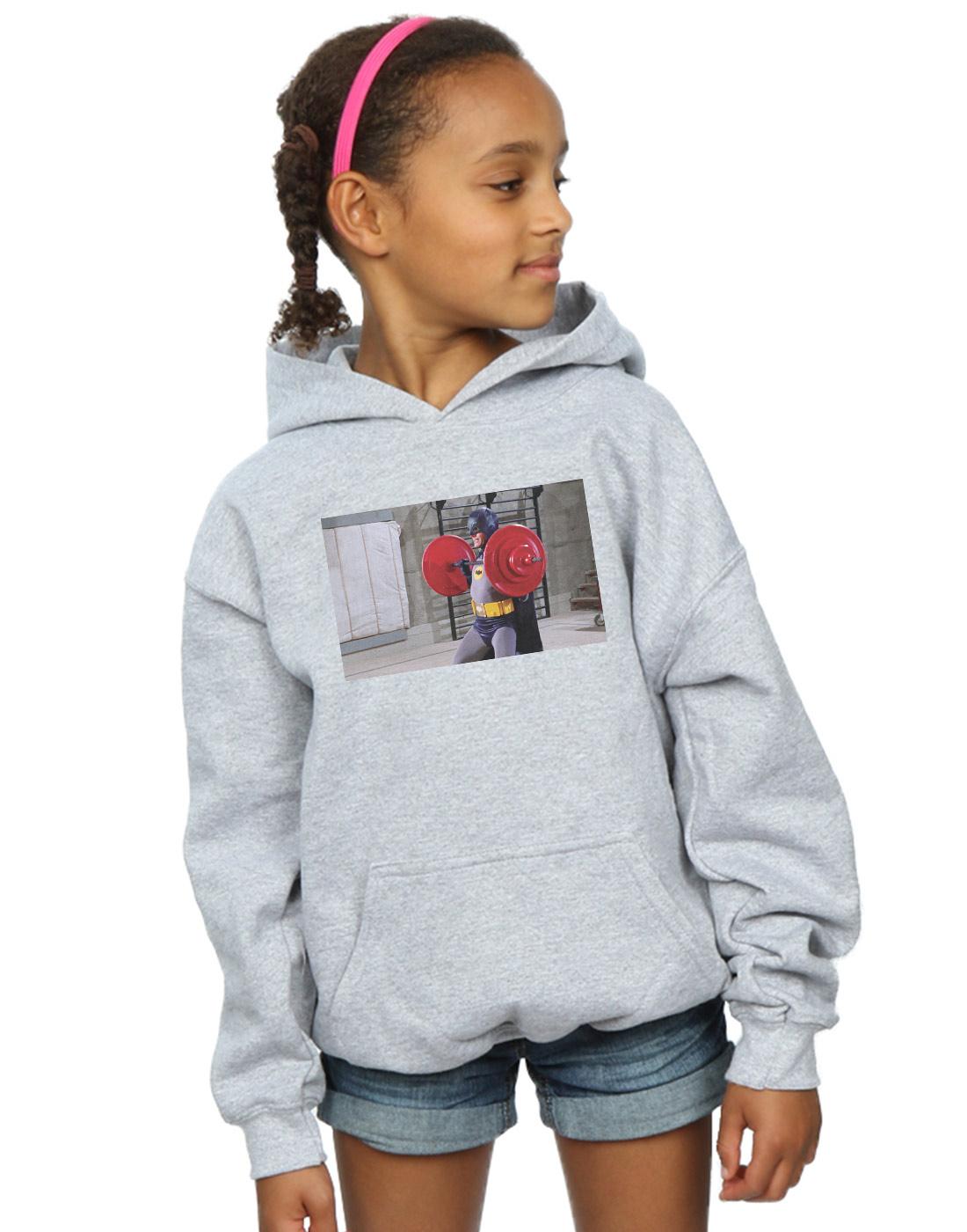 Sports Grey - Back - DC Comics Girls Batman TV Series Bat Gains Hoodie