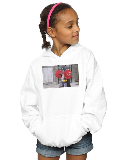 White - Back - DC Comics Girls Batman TV Series Bat Gains Hoodie