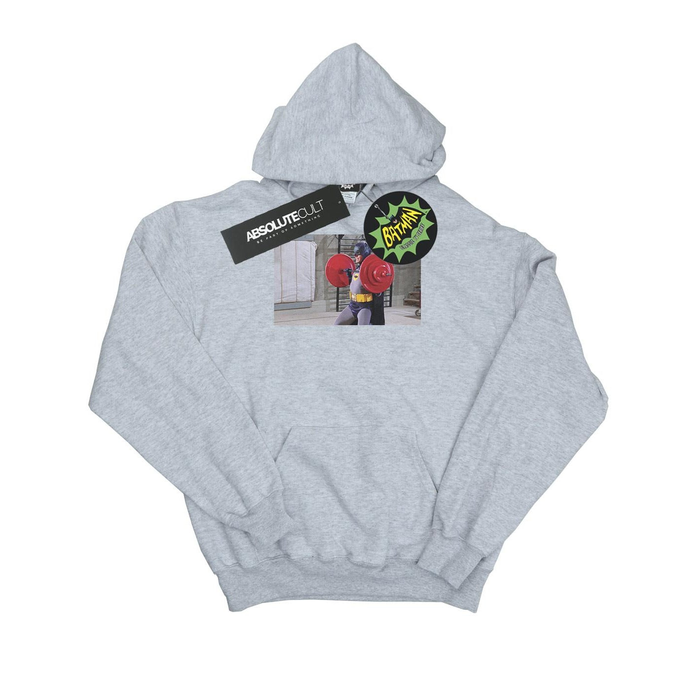 Sports Grey - Front - DC Comics Girls Batman TV Series Bat Gains Hoodie