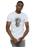 White - Lifestyle - Avengers Infinity War Mens Gauntlet Cotton T-Shirt