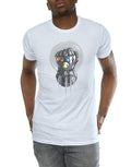 White - Pack Shot - Avengers Infinity War Mens Gauntlet Cotton T-Shirt