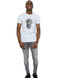 White - Close up - Avengers Infinity War Mens Gauntlet Cotton T-Shirt