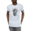 White - Front - Avengers Infinity War Mens Gauntlet Cotton T-Shirt