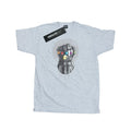Sports Grey - Front - Avengers Infinity War Mens Gauntlet Cotton T-Shirt