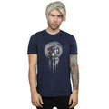 Navy Blue - Back - Avengers Infinity War Mens Gauntlet Cotton T-Shirt