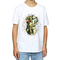 White - Side - Avengers Infinity War Boys Gauntlet Cotton T-Shirt