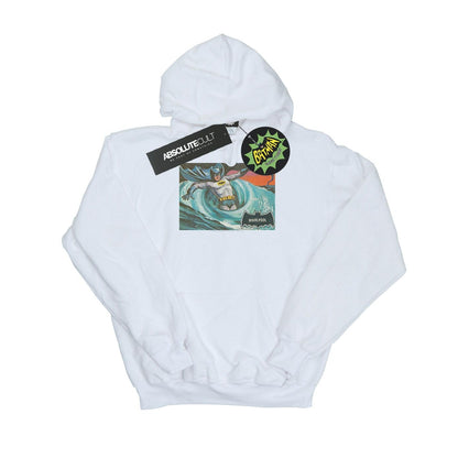 White - Front - DC Comics Girls Batman TV Series Whirlpool Hoodie