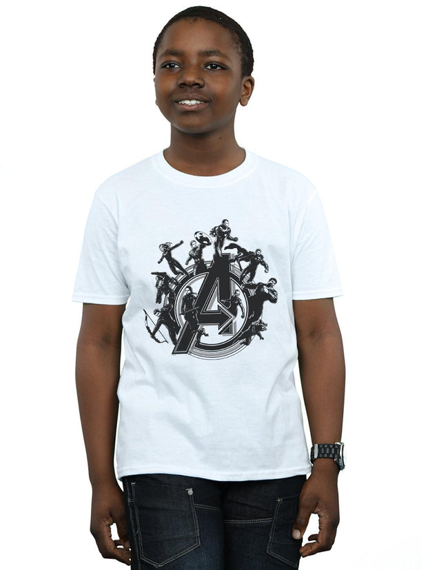 Marvel Boys Avengers Endgame Hero Circle T Shirt Discounts on