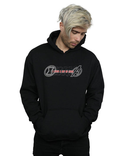 Black - Back - Marvel Mens Black Widow Movie Lots Of Lives Hoodie