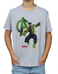 Sports Grey - Side - Hulk Boys Pose T-Shirt