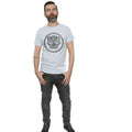 Sports Grey - Lifestyle - Black Panther Mens Distressed Logo Cotton T-Shirt