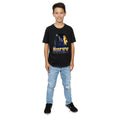 Black - Side - Avengers Infinity War Boys Bucky Barnes Cotton T-Shirt