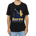 Black - Pack Shot - Avengers Infinity War Boys Bucky Barnes Cotton T-Shirt