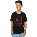 Black - Back - Avengers Infinity War Boys Doctor Strange Cotton T-Shirt