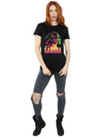 Black - Close up - Avengers Infinity War Womens-Ladies Gamora Cotton Boyfriend T-Shirt