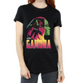 Black - Front - Avengers Infinity War Womens-Ladies Gamora Cotton Boyfriend T-Shirt