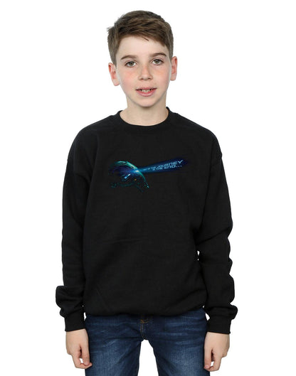 Black - Back - Marvel Boys Avengers Endgame Part Of The Journey Is The End Sweatshirt