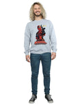 Sports Grey - Lifestyle - Deadpool Mens Hey You Cotton Sweatshirt