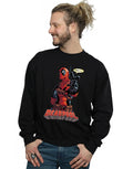 Black - Lifestyle - Deadpool Mens Hey You Cotton Sweatshirt
