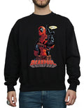 Black - Pack Shot - Deadpool Mens Hey You Cotton Sweatshirt