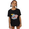 Black - Back - Dumbo Girls Classic Cotton T-Shirt