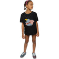 Black - Side - Dumbo Girls Classic Cotton T-Shirt