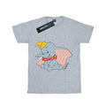 Sports Grey - Front - Dumbo Girls Classic Cotton T-Shirt