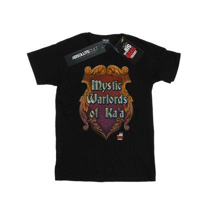 Black - Front - The Big Bang Theory Womens-Ladies Mystic Warlords Of Kaa Cotton Boyfriend T-Shirt
