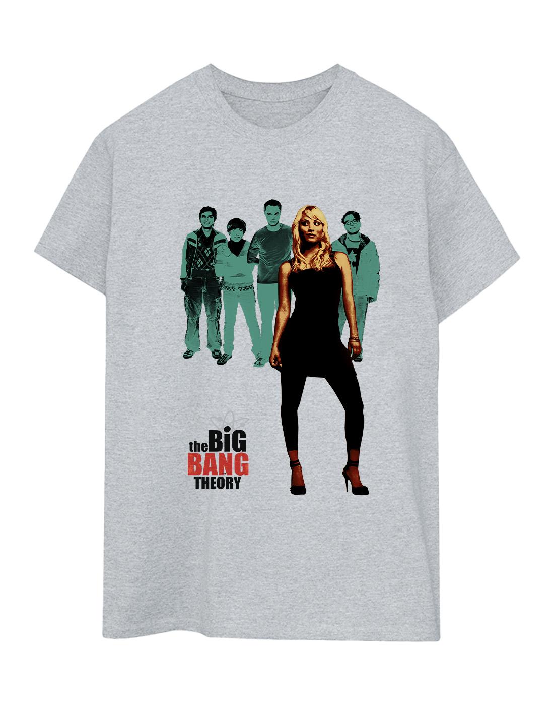 Sports Grey - Front - The Big Bang Theory Womens-Ladies Penny Standing Cotton Boyfriend T-Shirt