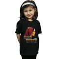 Black - Back - Avengers Infinity War Girls Scarlet Witch Cotton T-Shirt