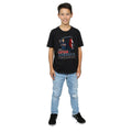 Black - Side - Avengers Infinity War Boys Captain America Cotton T-Shirt