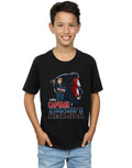 Black - Lifestyle - Avengers Infinity War Boys Captain America Cotton T-Shirt