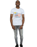 White - Close up - Dumbo Mens Classic Cotton T-Shirt