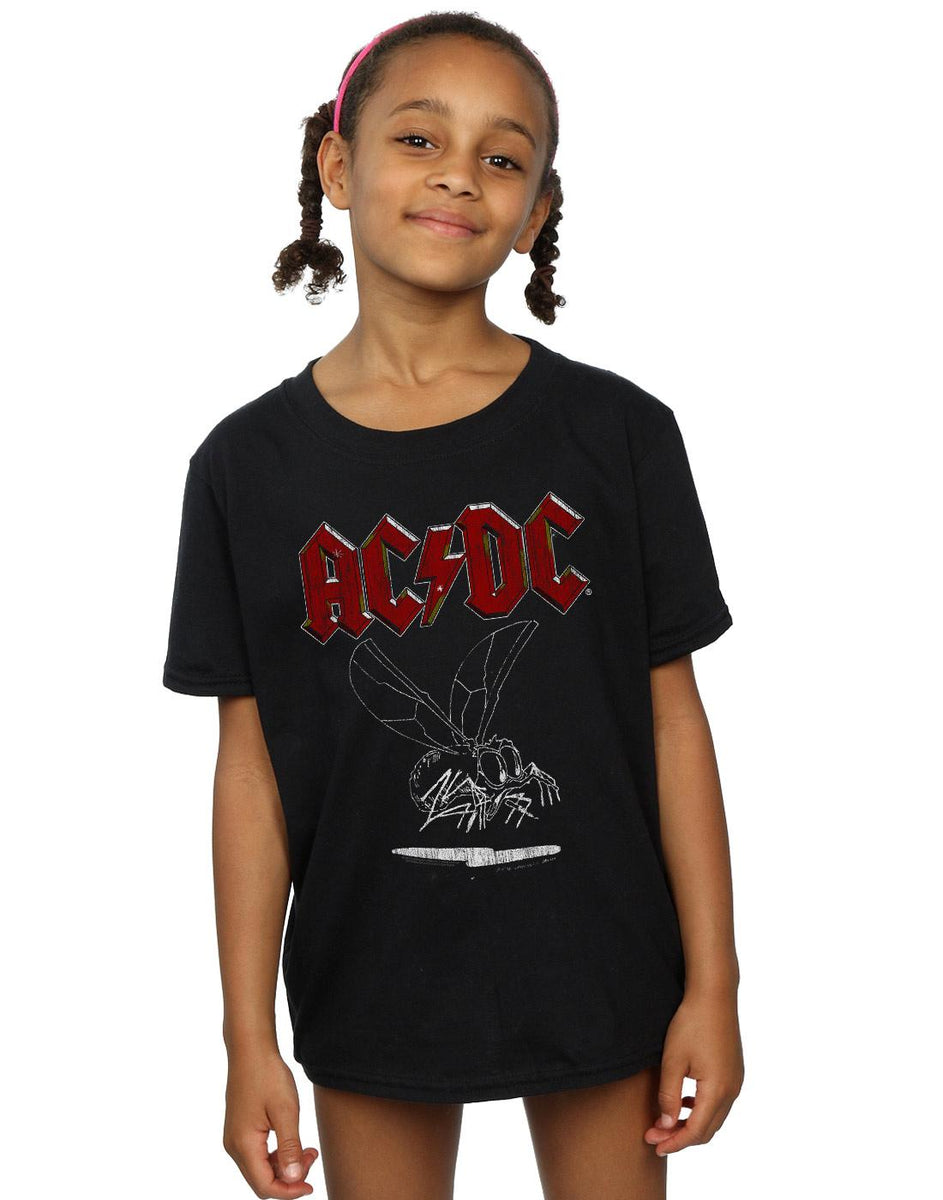 AC/DC Girls Fly On The Wall 1985 Cotton T-Shirt | Discounts on great Brands