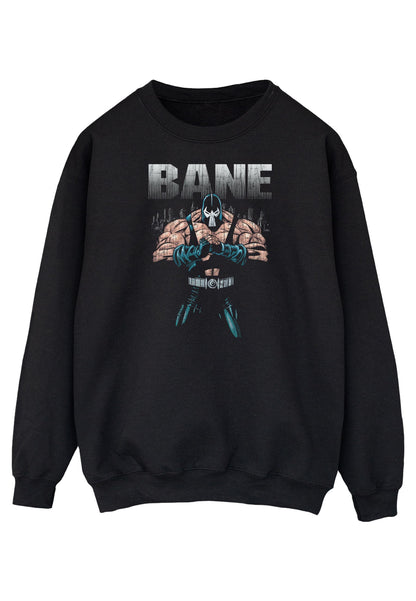Black - Front - DC Comics Mens Batman Bane Cotton Sweatshirt