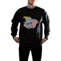Black - Front - Dumbo Mens Classic Cotton Sweatshirt