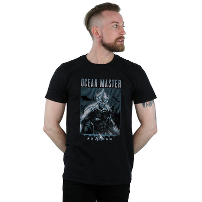 Black - Back - DC Comics Mens Aquaman Ocean Master T-Shirt